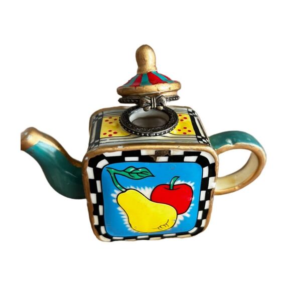 Teapot trinket box - Picture 2 of 8